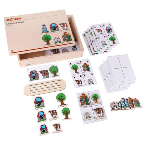 Mini Midi Maxi Jeu d'apprentissage