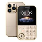 Téléphone Portable à Touches Avizar - Double SIM - Écran 2,01 Pouces - Modèle TEL-V8-BL Bleu Pâle - Neuf