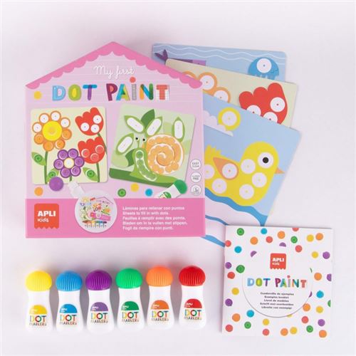 Lekebaby Kits de Peinture de Cadeau D'anniversaire Licorne pour Fille, 12 Licornes Jouet Fille Kit de Peinture pour Enfants, Jouet Peinture Licorne