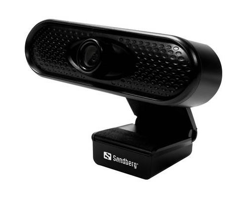 Sandberg USB Webcam 1080P HD - Webcam - couleur - 2 MP - 1920 x 1080 - 1080p - audio - USB 2.0