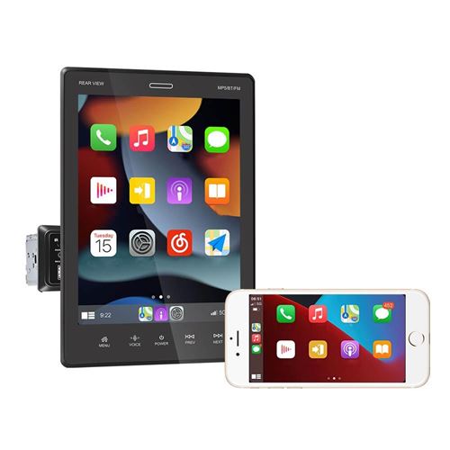 Autoradio 9.5 Pouces Bluetooth Carplay Android Auto FM USB 45W Multilingue YONIS