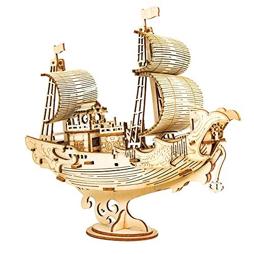 Yobbiks Navire Diplomatique Japonais Robotime-Rolife Tg307