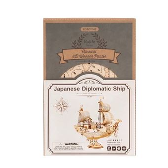 Navire diplomatique japonais Robotime-Rolife TG307