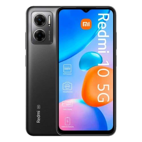 Xiaomi Redmi 10 5G - 5G smartphone - double SIM - RAM 4 Go / Mémoire interne 128 Go - microSD slot - 6.58 - 2048 x 1080 pixels (90 Hz) - 2x caméras arrière 50 MP, 2 MP - front camera 5 MP - gris graphite