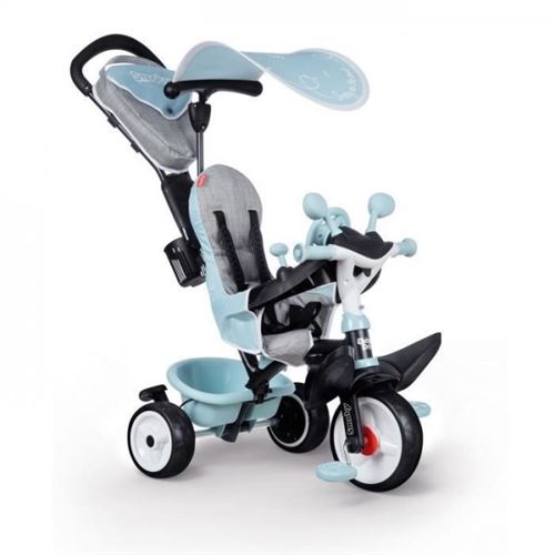 SMOBY Tricycle enfant évolutif Baby Driver Plus Structure métal Bleu