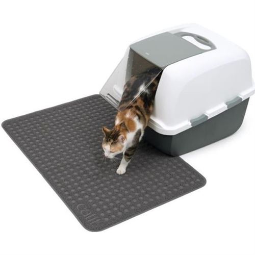 CAT IT Tapis pour bac a litiere Grand format 90 60 cm 35 5 23 5 po Pour chat