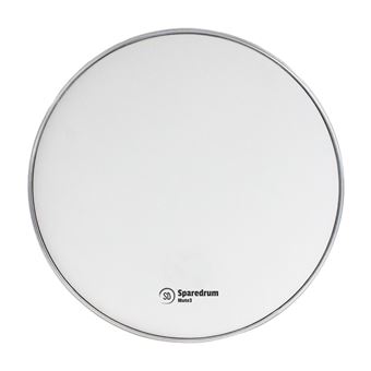 Sparedrum M3W10 Peau 10'' Mute 3 Plis Mesh Silencieuse Blanc Peaux Mesh (silencieuses) - 1