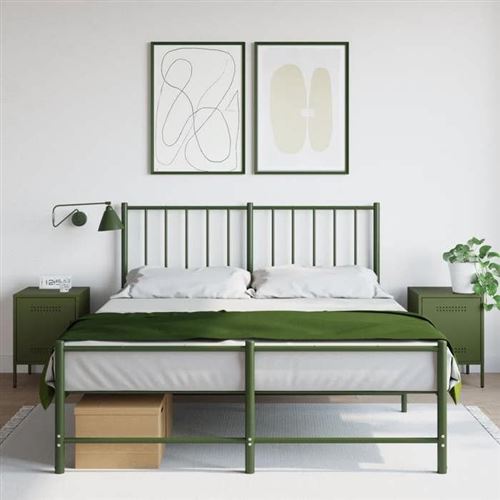 Vidaxl Vert Tables De Chevet Olive - Image 3
