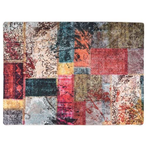 Vidaxl Tapis Patchwork - 120X180 Cm - Multicolore - Image 3