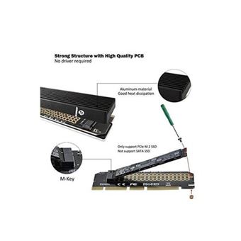 KALEA-INFORMATIQUE Carte contrôleur PCI Express PCIe 3.0 pour SSD M.2  Compatible NVMe et AHCI