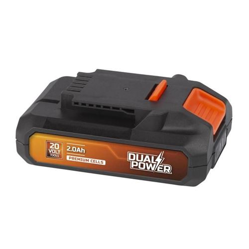 Batterie Dual Power POWDP9021 - pour Outils de Bricolage sans Fil de 20 V - LED d Indication de Puissance - Plateforme de Batterie