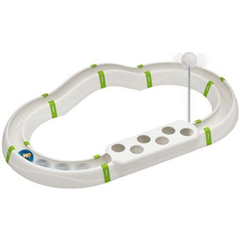 Ferplast Jeu interactif pour Chats LABYRINTH Circuit avec Jeu de ressort, balle lumineuse incluse - 1