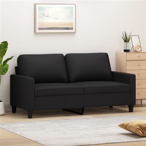 Non Communiqué Noir Vidaxl Canapé À 2 Places 140 Cm Similicuir