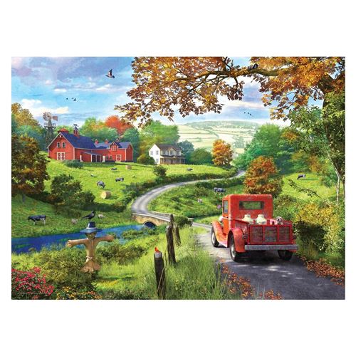 Puzzle Eurographics - Dominic Davison : Country Drive, 1000 pièces