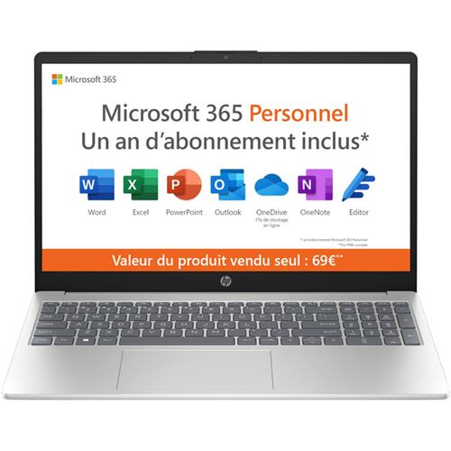 Ordinateur Portable HP 15-Fc0020Nf 15,6" Full Hd AMD Athlon 7120U