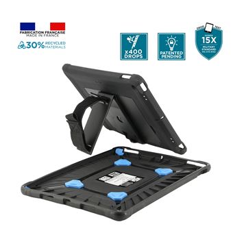 Coque pour Tablette Durcie Zebra ET51/ET56 10,1, Etui de Protection  Renforcée avec Trépied & Poignée Rotative 360°, Fabriqué en France, Noir -  Mobilis