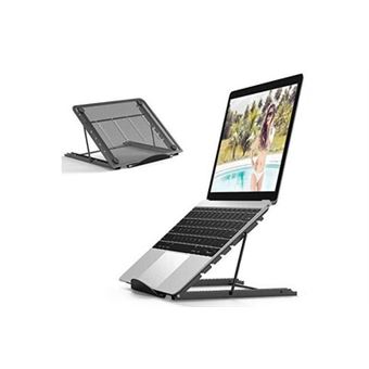 Support Ordinateur Portable Laptop Stand, Cheflaud Support PC Portable  Ventilé en Aluminium Réglable