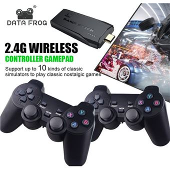 Console Rétro Gaming Plug & Play 20000 Jeux - Game Stick HDMI 2 Manettes Sans Fil