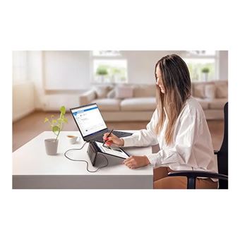 Lenovo ThinkVision M14t Gen 2 - Écran LED - 14" - portable - écran tactile - 2240 x 1400 @ 60 Hz - IPS - 300 cd/m² - 1500:1 - 6 ms - 2xUSB-C - noir corbeau