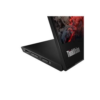 Lenovo ThinkVision M14t Gen 2 - Écran LED - 14" - portable - écran tactile - 2240 x 1400 @ 60 Hz - IPS - 300 cd/m² - 1500:1 - 6 ms - 2xUSB-C - noir corbeau