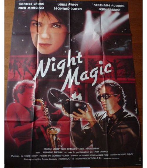 Affiche de Cinéma Originale - Night Magic - Leonard Cohen, Carole Laure - 116x158cm État correct - N/A reconditionné disponible sur Fnac