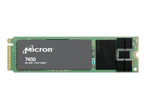 Micron 7450 MAX - SSD - Enterprise, Mixed Use - 400 Go - interne - M.2 2280 - PCIe 4.0 x4 (NVMe) - Conformité TAA