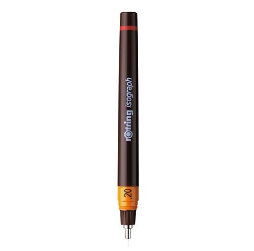 Rotring Marron Stylo De Dessin Technique Isograph, 0,20 Mm