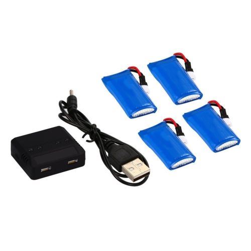 Batterie et Chargeur pour Hubsan X4 H107D 107C