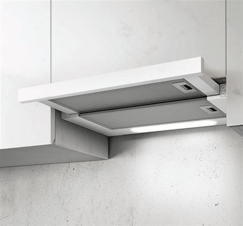 Elica Elite 14 STD GRIX A/90 Int&eacute;gr&eacute; 350m3/h Acier inoxydable