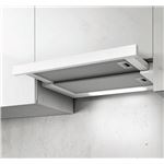 Elica Elite 14 LUX GRIX/A/90 - Hotte - Téléscopique - largeur : 89.8 cm - profondeur : 28 cm - extraction et recirculation (avec kit de recirculation supplémentaire) - inox/argent
