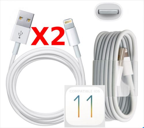X2 Cable Usb pour Iphone 7 / 7Plus / 8 / 8Plus/ X PACK X2 Little Boutik®