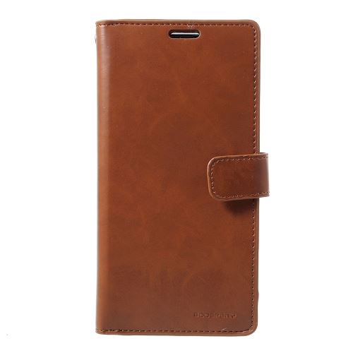 Etui en PU agenda de mansoor marron pour votre Samsung Galaxy S10