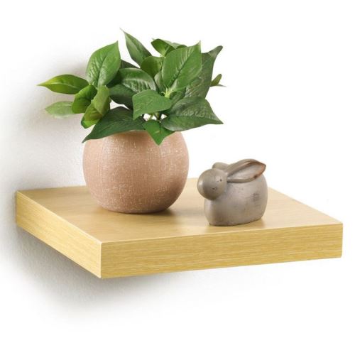 Paris Prix - étagère Murale Design flottante 25cm Naturel