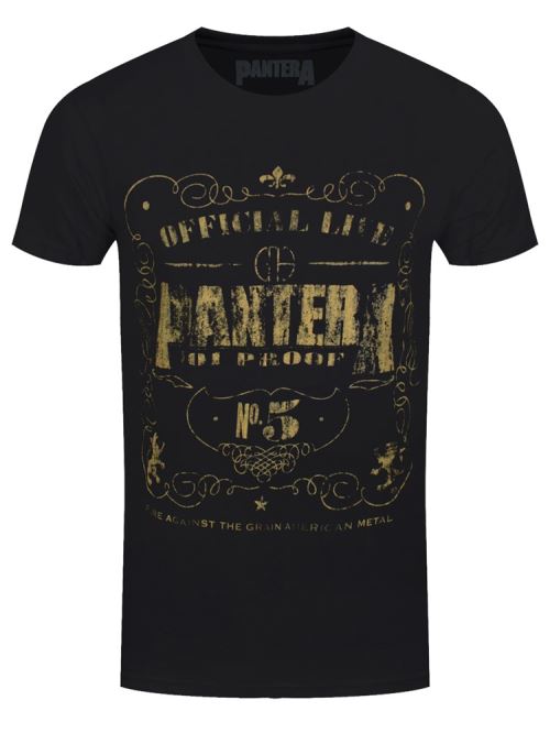 Pantera T-Shirt 101 Proof Homme Noir - Taille L