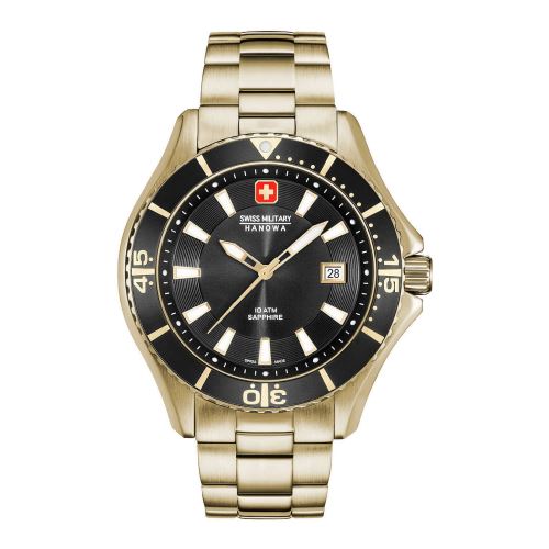 Swiss Military Hanowa Montre Homme 06-5296.02.007 Noir