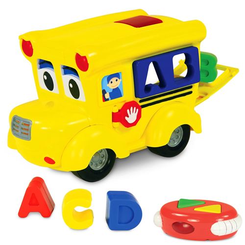 Learning Journey The Bus Scolaire Monde des Lettres Tri de Formes avec télécommande