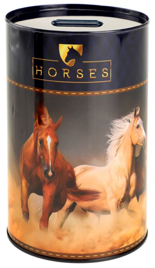 Toi-Toys tirelire Horses Pro15 x 10 cm noir/brun