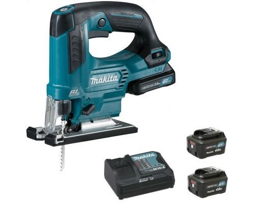Scie Sauteuse 10.8V Li-Ion Makita - Malette De Transport + 2 Batteries 4Ah + 1 Chargeur Rapide - Jv103Dsmj