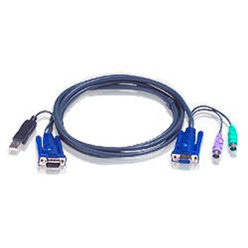 ATEN Intelligent KVM Cable 2L-5502UP - toetsenbord / video / muis (TVM) kabel - 1.8 m