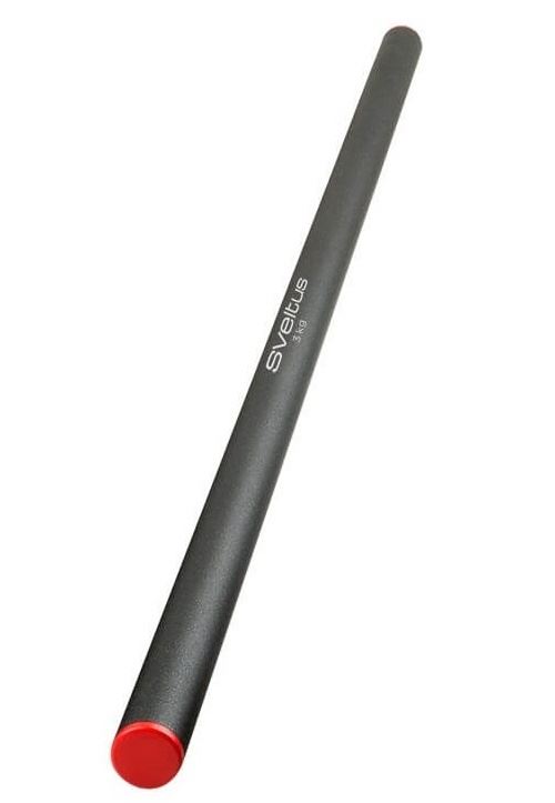 Sveltus poids tube noir/rouge 3 kg 100 cm