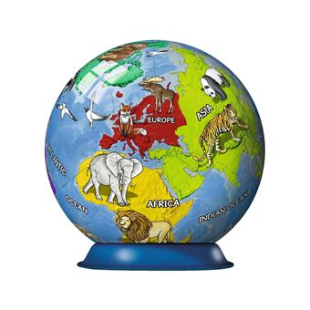 6€37 sur Puzzle 3D Ravensburger Globe 180 pièces - Puzzle 3D - Achat & prix