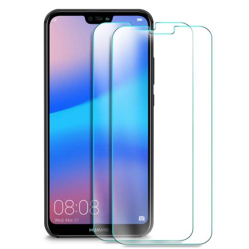 Pack de 2 films en verre trempé protection écran résistant anti explosion de l'écran pour Huawei P20 -
