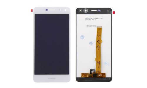 Ecran blanc Huawei pour Y6 (2017) Vitre LCD et Surface tactile