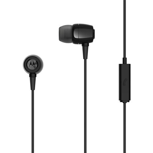 Écouteur Motorola pour écouteurs avec fil et microphone noir