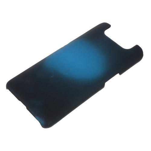 Coque en TPU changement de couleur fluorescent par induction thermique noir/bleu pour votre Samsung Galaxy A80