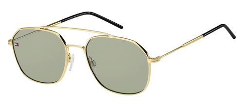 Tommy Hilfiger lunettes de soleil TH1599/S PEF/QT unisexe or avec lentille verte