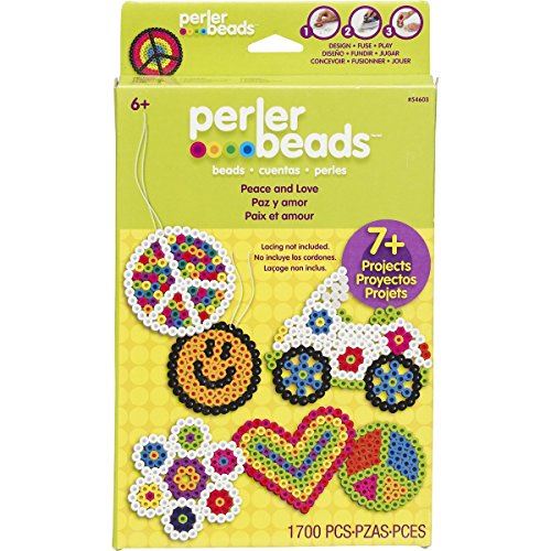 Perler Fused Kit de perles-Peace Love