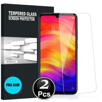 Xiaomi Redmi Note 8 Vitre protection d'ecran en verre trempé incassable lot  de [X2] Glass - Protection d'écran pour smartphone - Achat & prix