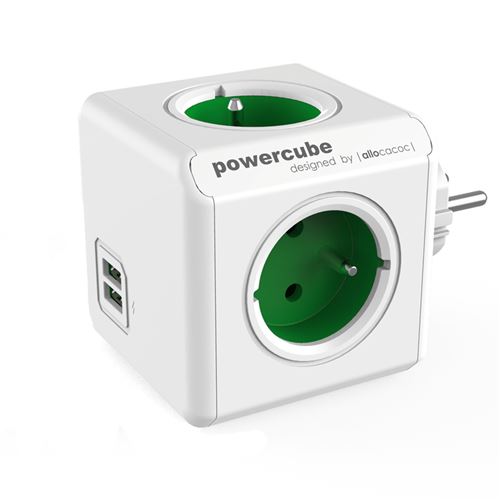 Allocacoc powerCube Original USB Type et – Power Extensions (Blue)