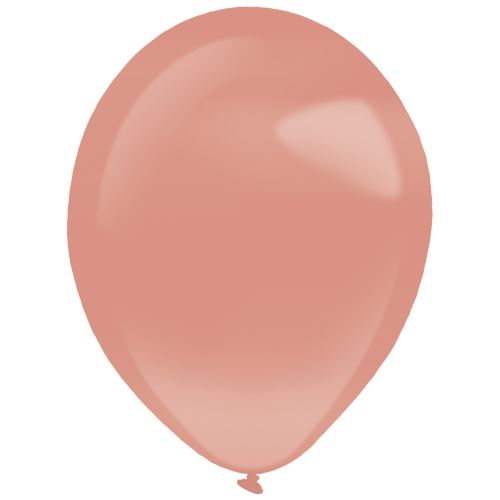 Amscan perle pour ballons 35 cm latex or rose 50 pièces